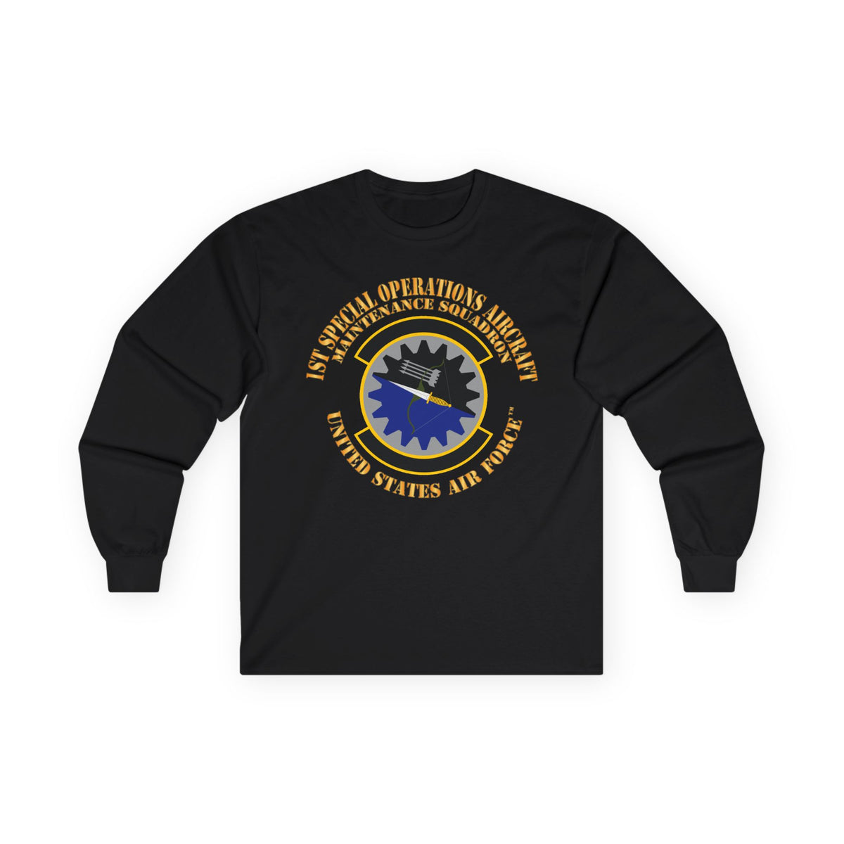 Unisex Ultra Cotton Long Sleeve Tee - USAF - 1st Special Operations Aircraft Maintenance Squadron X 300