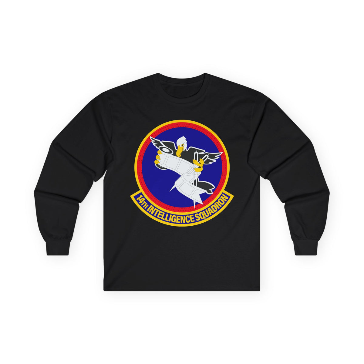 Unisex Ultra Cotton Long Sleeve Tee - USAF - 14th Intelligence Squadron wo txt
