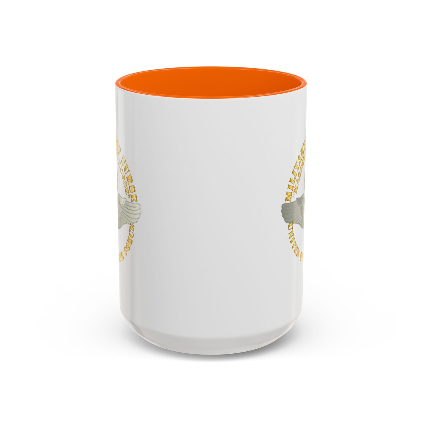 Accent Coffee Mug (11oz & 15oz) - USAF - Military Flight Nurse - Flight Nurse - Master