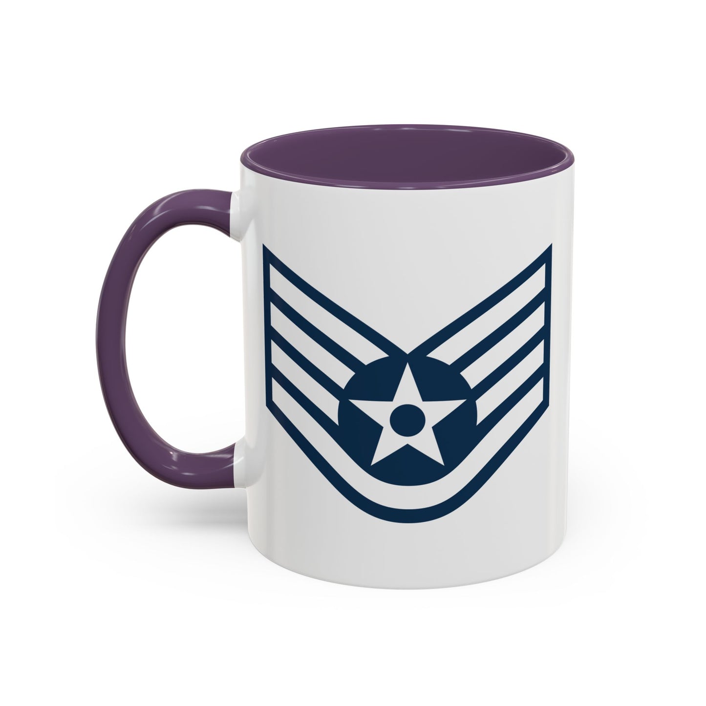 Accent Coffee Mug (11oz & 15oz) - USAF - Staff Sergeant (E5) - 2020