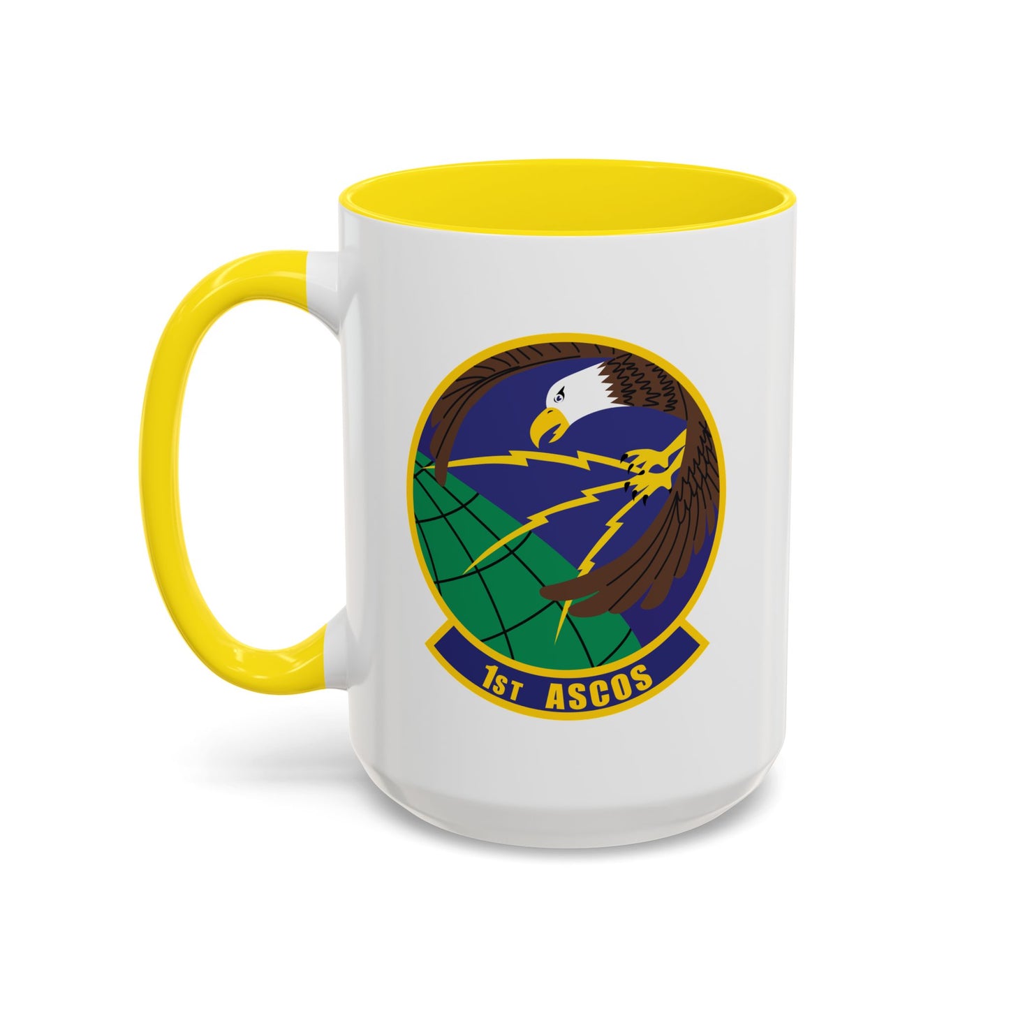 Accent Coffee Mug (11oz & 15oz) - USAF - 1st Air & Space Communications Operations Sq wo txt X 300