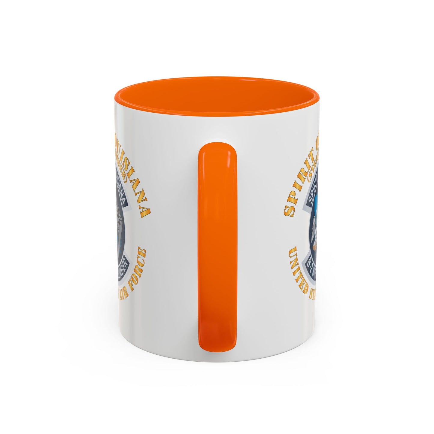 Accent Coffee Mug (11oz & 15oz) - USAF - B2 - Spirit of Louisiana - Stealth Bomber X 300