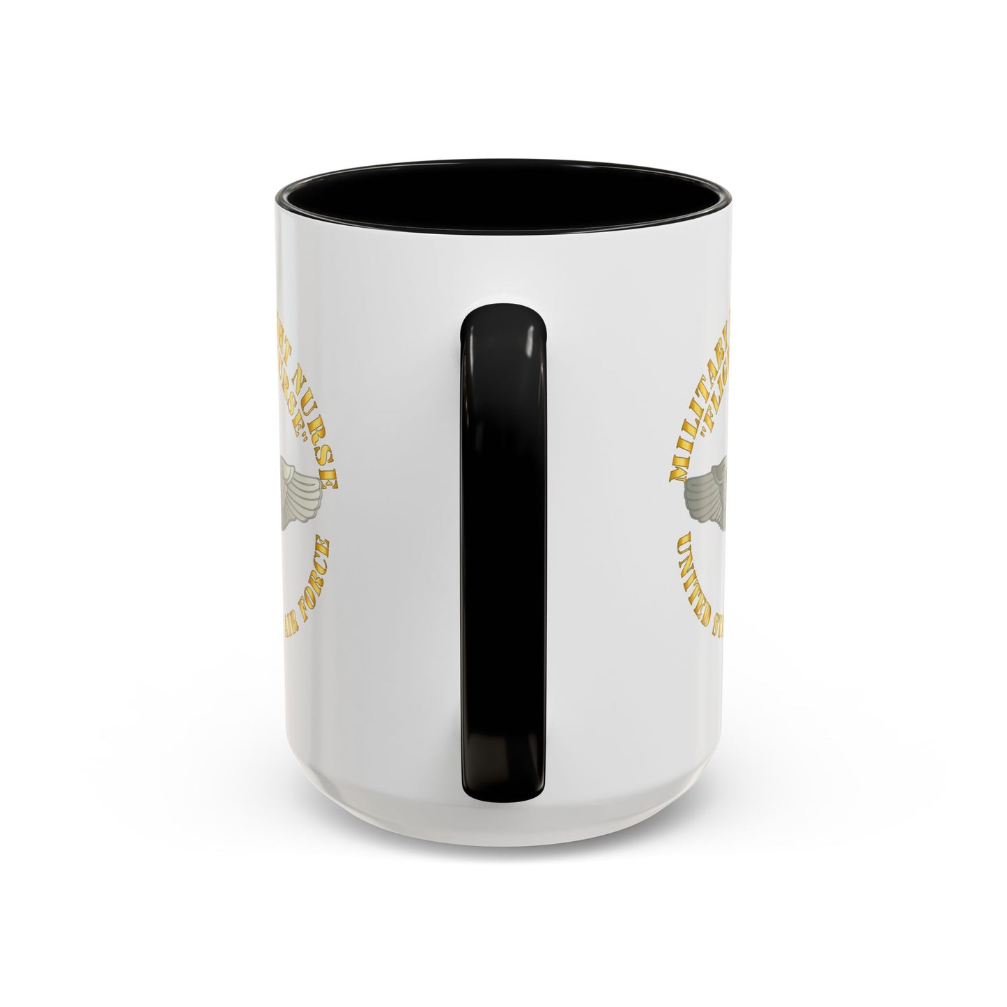 Accent Coffee Mug (11oz & 15oz) - USAF - Military Flight Nurse - Flight Nurse - Basic