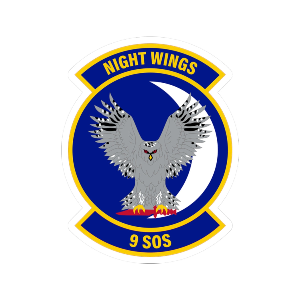 Kiss-Cut Stickers - USAF - 9th Special Operations Squadron wo txt X 300