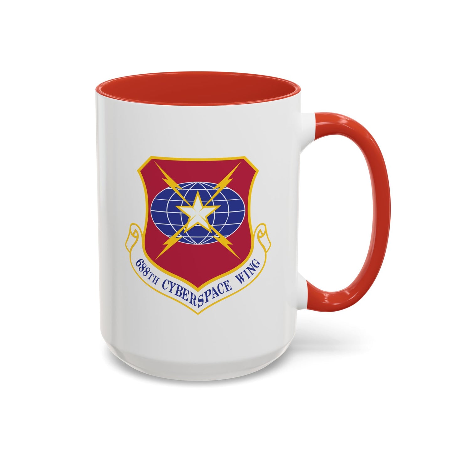 Accent Coffee Mug (11oz & 15oz) - USAF - 688th Cyberspace Wing wo Txt X 300