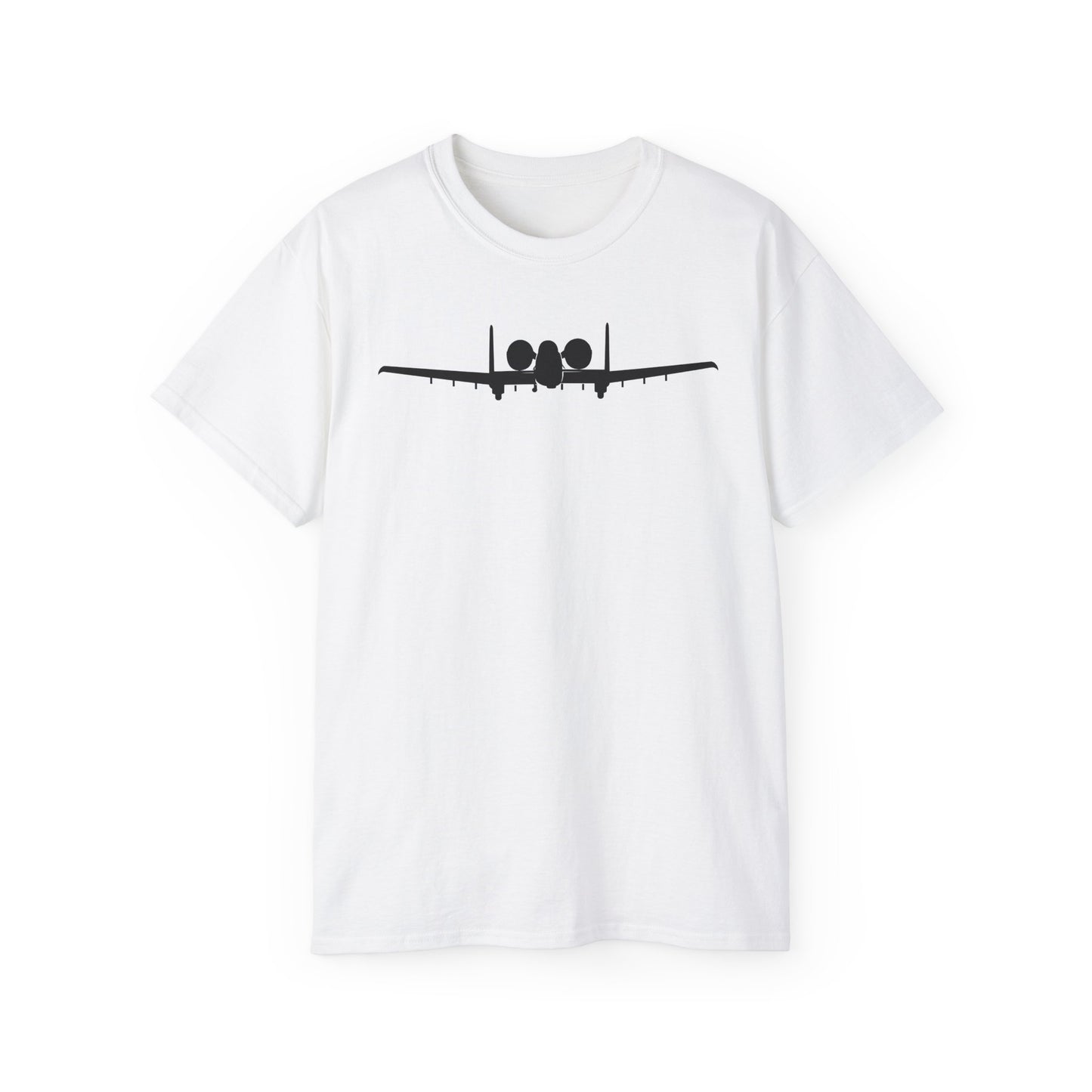 Unisex Ultra Cotton Tee - Aircraft - USAF - A-10 Thunderbolt II - Front - Silhouette X 300