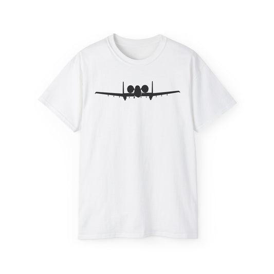 Unisex Ultra Cotton Tee - Aircraft - USAF - A-10 Thunderbolt II - Front - Silhouette X 300