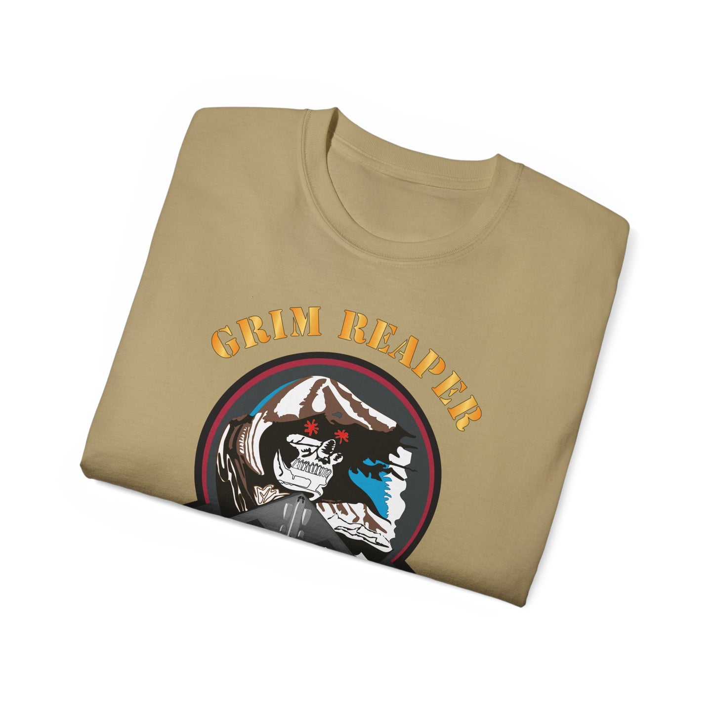 Unisex Ultra Cotton Tee - USAF - B2 - Grim Reaper - Stealth Bomber X 300