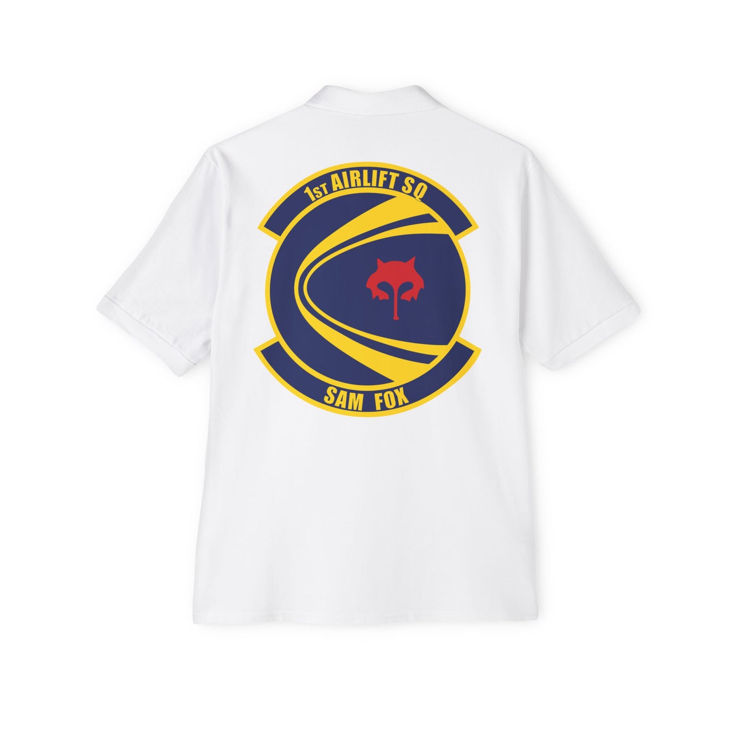 Men's Piqué Polo - USAF - 1st Airlift Squadron wo txt X 300