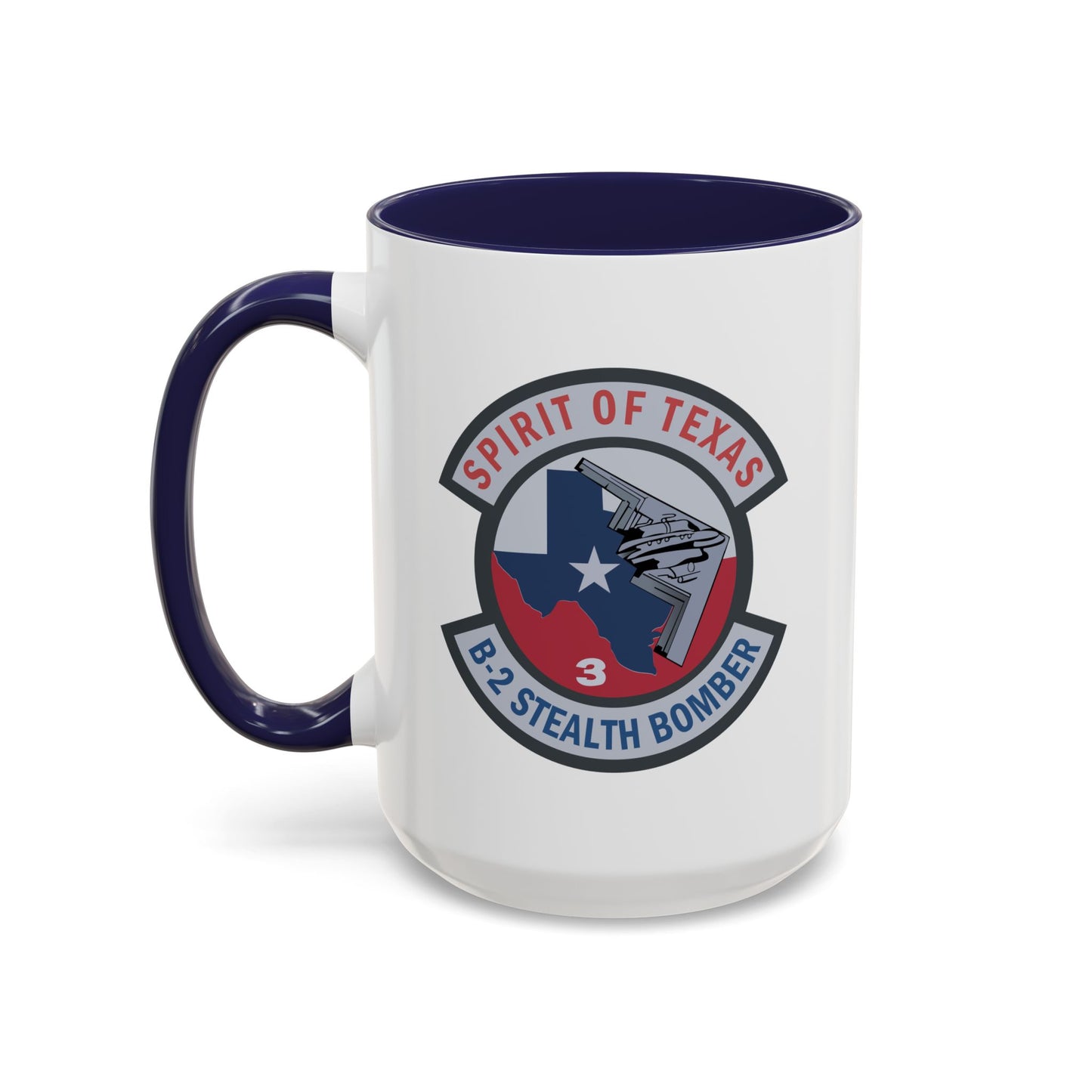 Accent Coffee Mug (11oz & 15oz) - USAF - B2 - Spirit of Texas - Stealth Bomber wo txt X 300