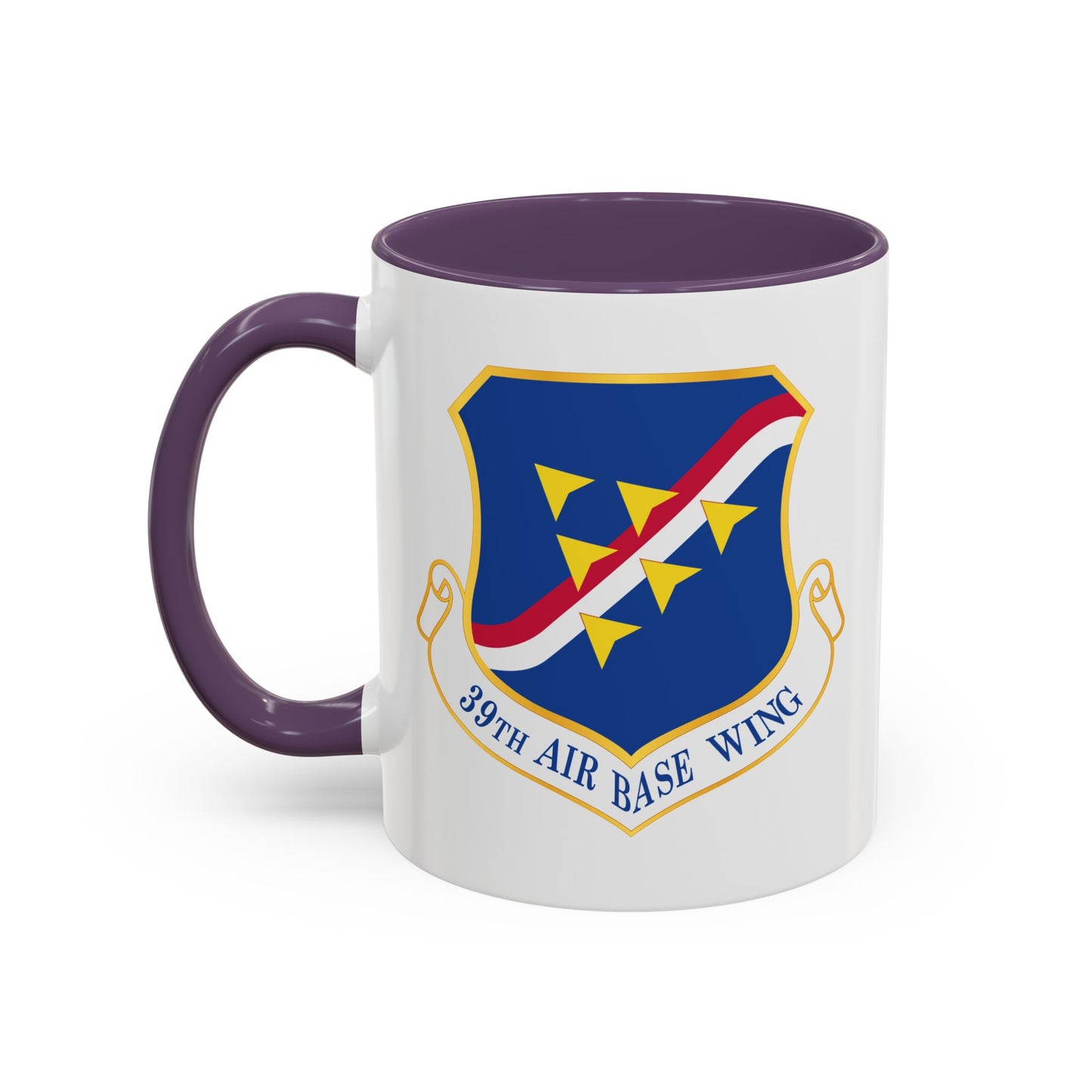 Accent Coffee Mug (11oz & 15oz) - USAF - 39th Airbase Wing wo Txt