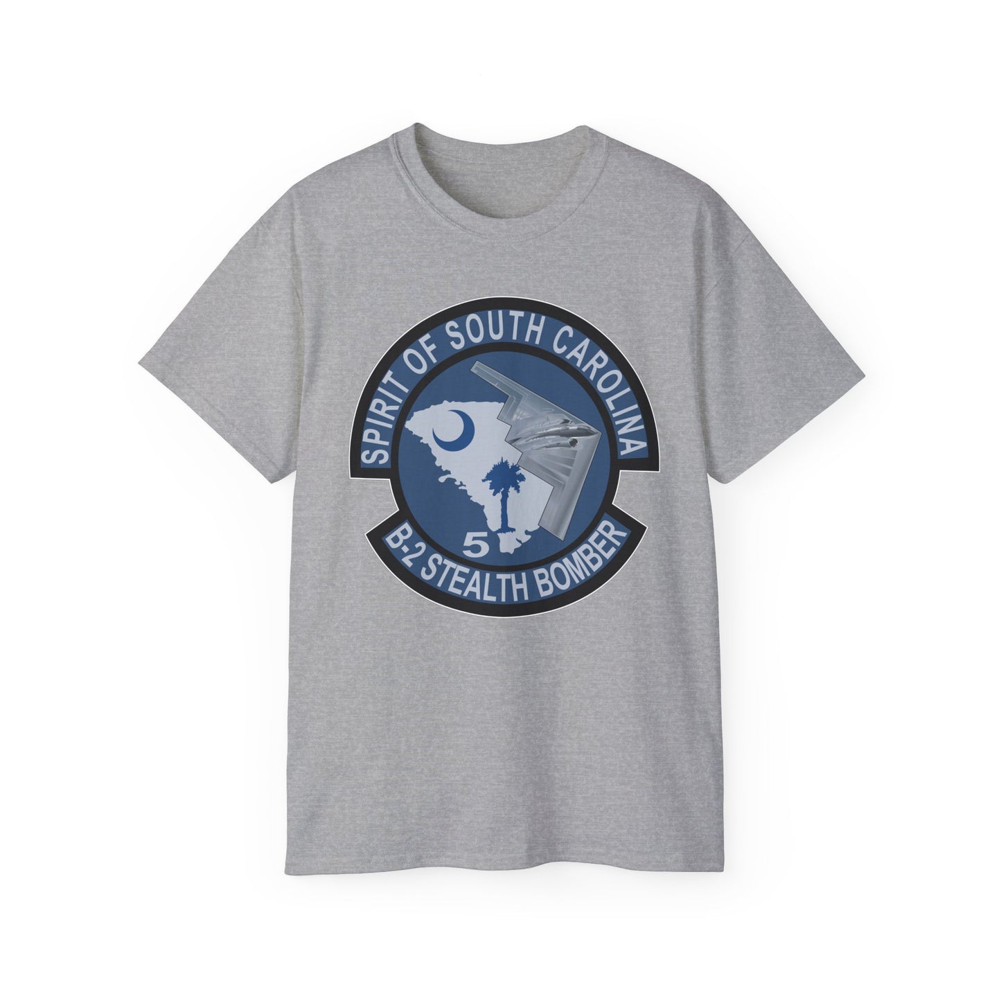 Unisex Ultra Cotton Tee - USAF - B2 - Spirit of South Carolina Stealth Bomber wo Txt X 300