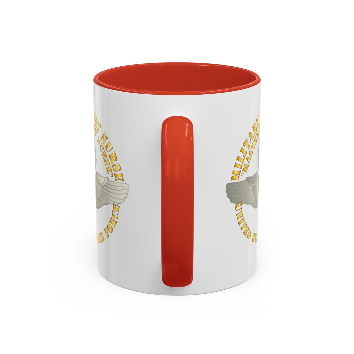 Accent Coffee Mug (11oz & 15oz) - USAF - Military Flight Nurse - Flight Nurse - Master