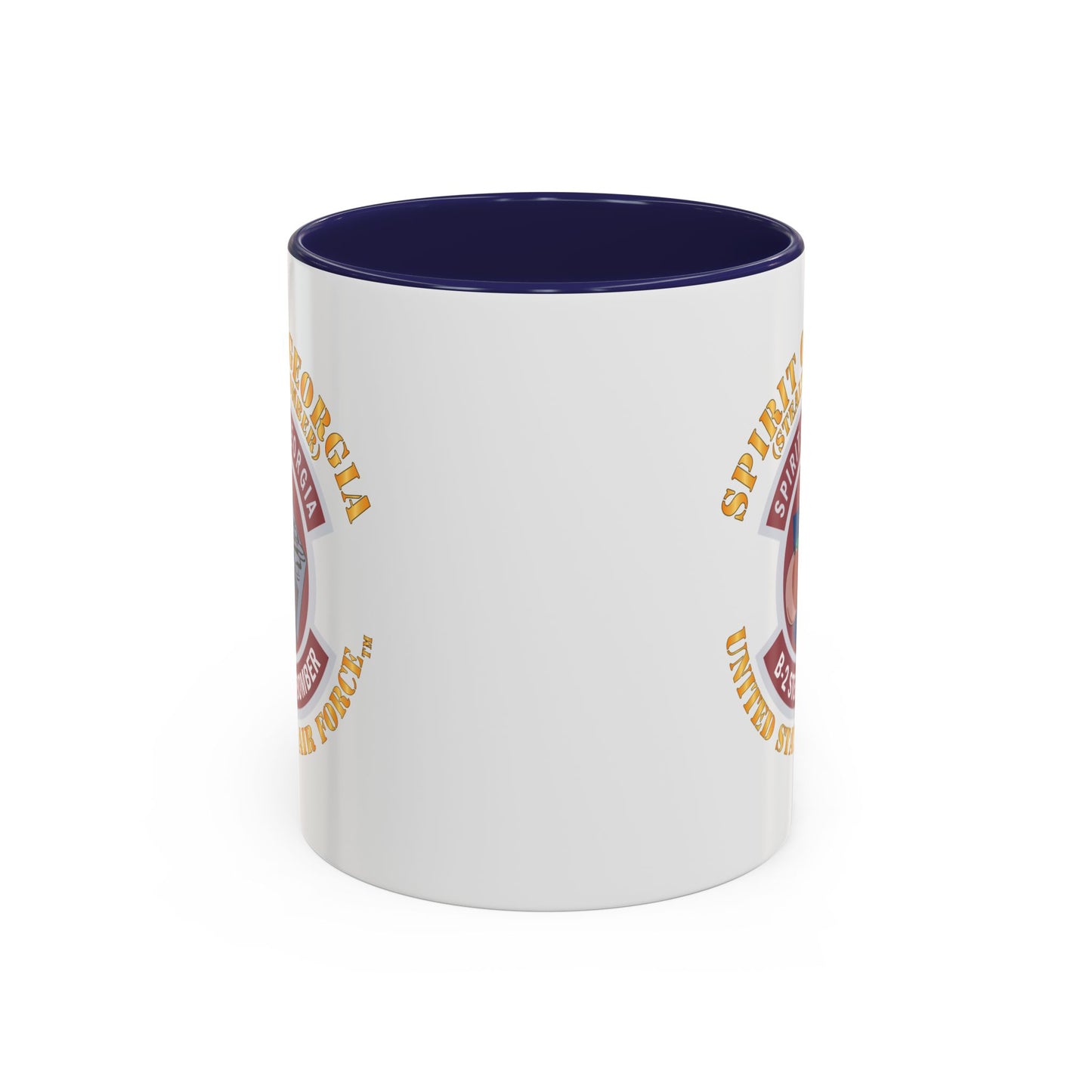 Accent Coffee Mug (11oz & 15oz) - USAF - B2 - Spirit of Georgia - Stealth Bomber X 300