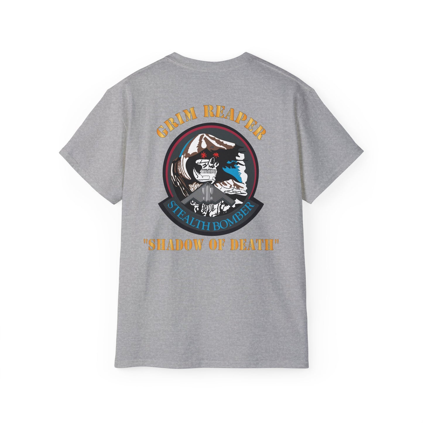 Unisex Ultra Cotton Tee - USAF - B2 - Grim Reaper - Stealth Bomber X 300