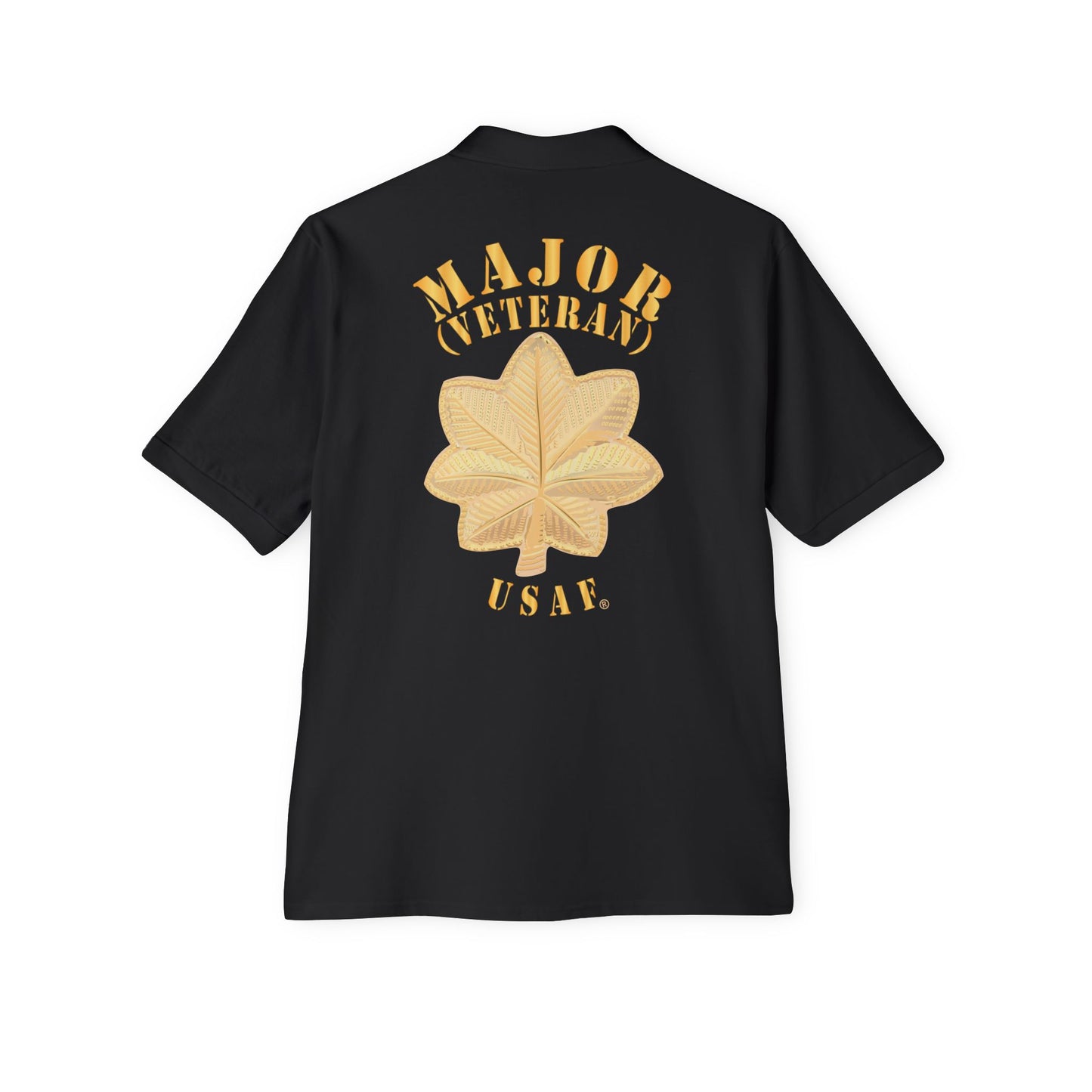 Men's Piqué Polo - USAF - Major - Veteran - USAF X 300