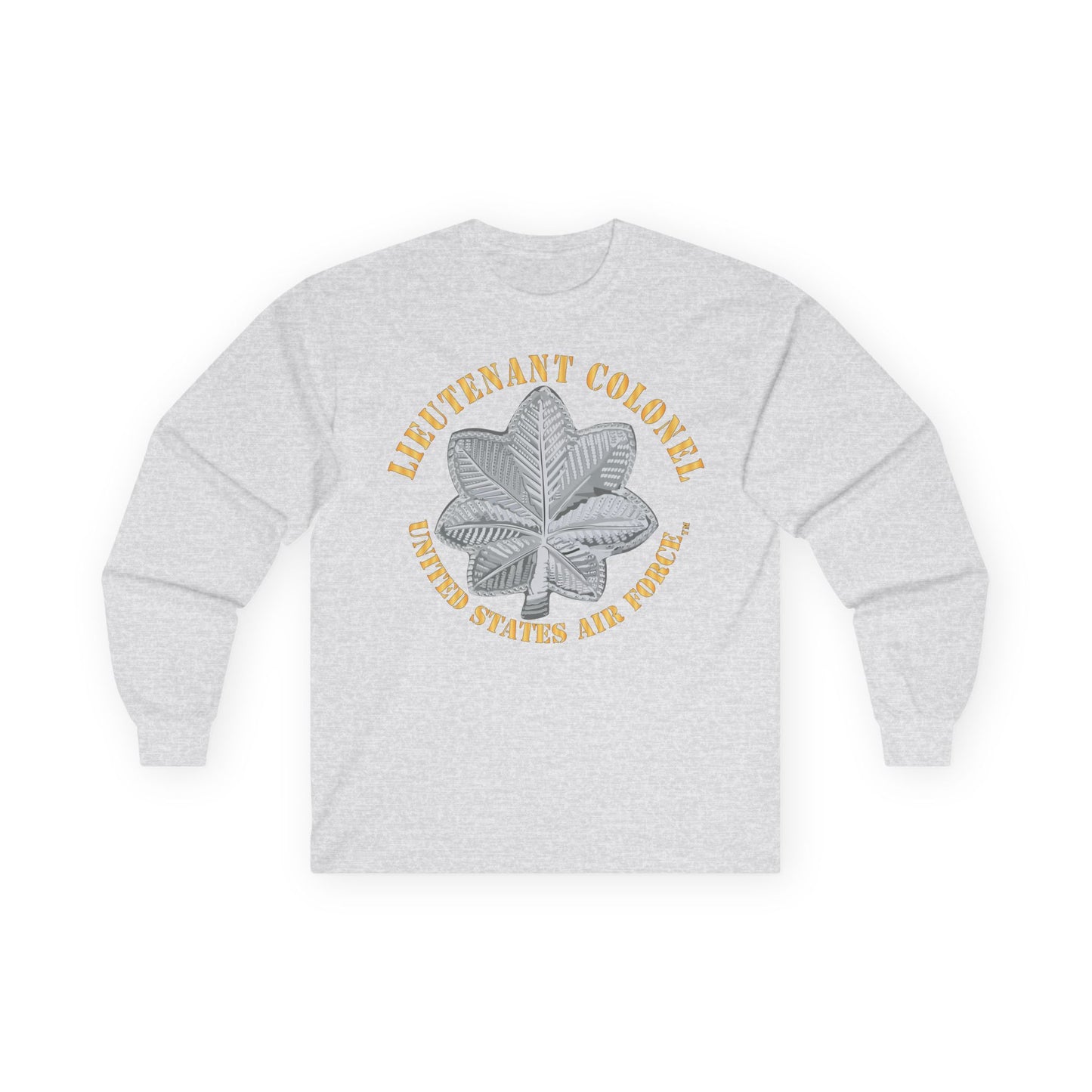 Unisex Ultra Cotton Long Sleeve Tee - USAF - Lieutenant Colonel - LTC - TM X 300