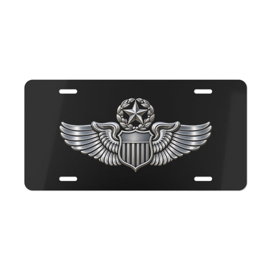 License Plate - USAF - Master Pilot Badge wo txt - 3D - Enhanced