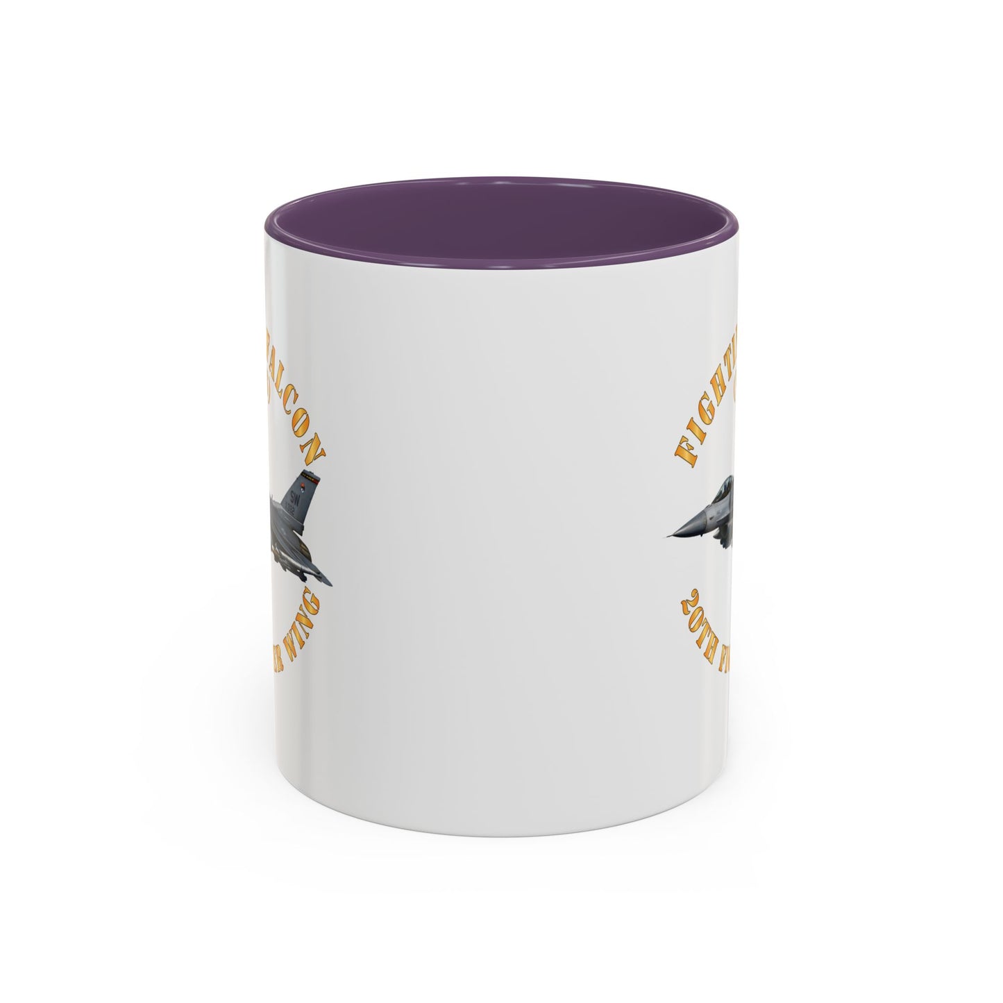 Accent Coffee Mug (11oz & 15oz) - USAF - F-16 Fighting Falcon - 20th Fighter Wing X 300