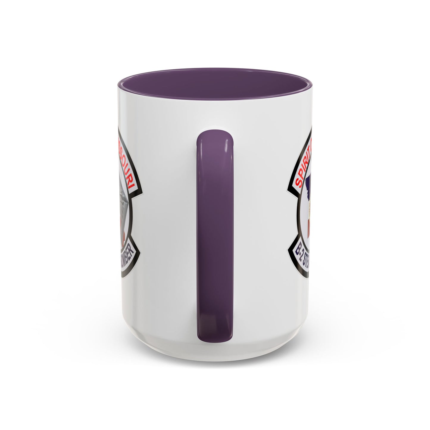Accent Coffee Mug (11oz & 15oz) - USAF - B2 - Spirit of Missouri - Stealth Bomber wo Txt