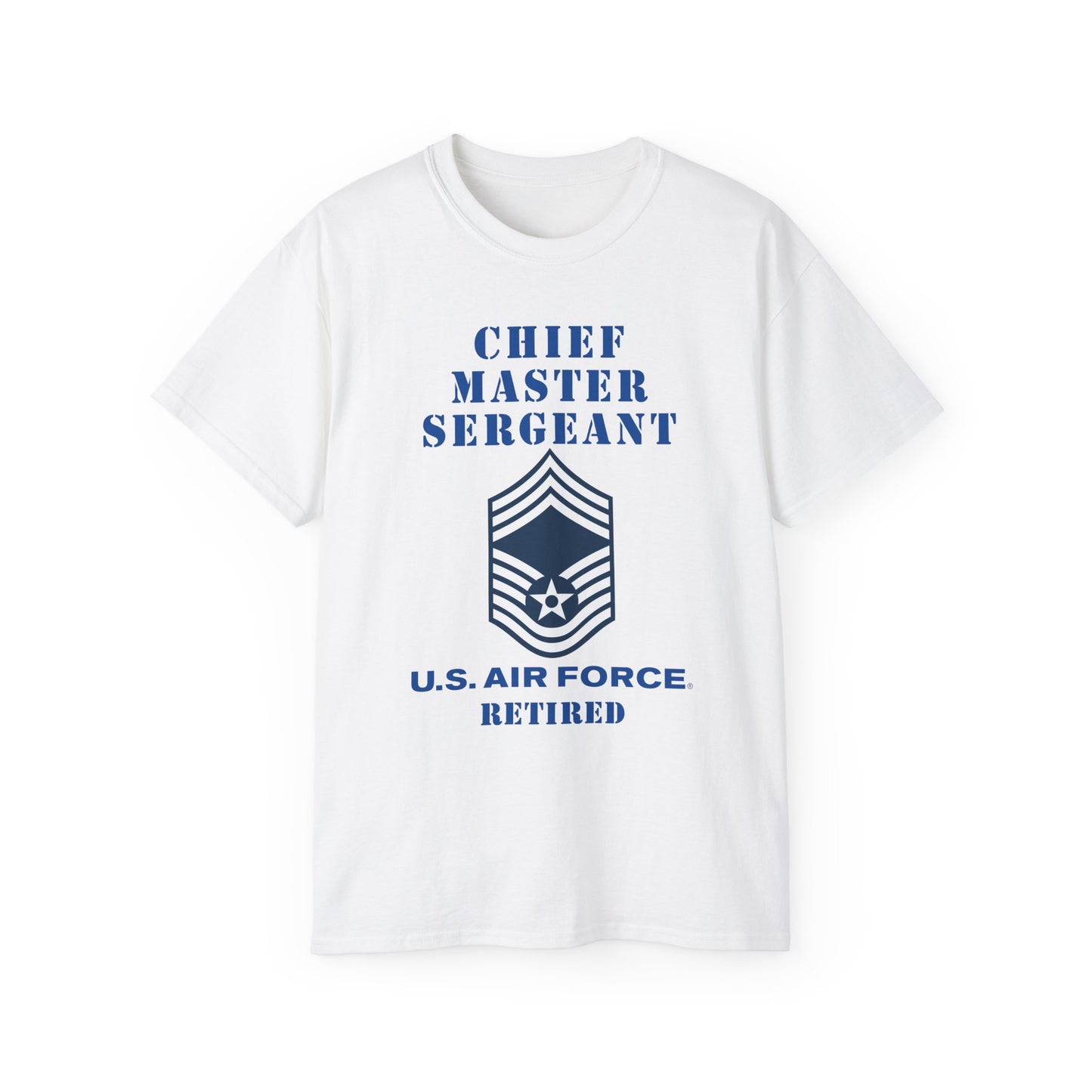 Unisex Ultra Cotton Tee - USAF - Chief Master Sergeant (E9a) - 2020 - Retired