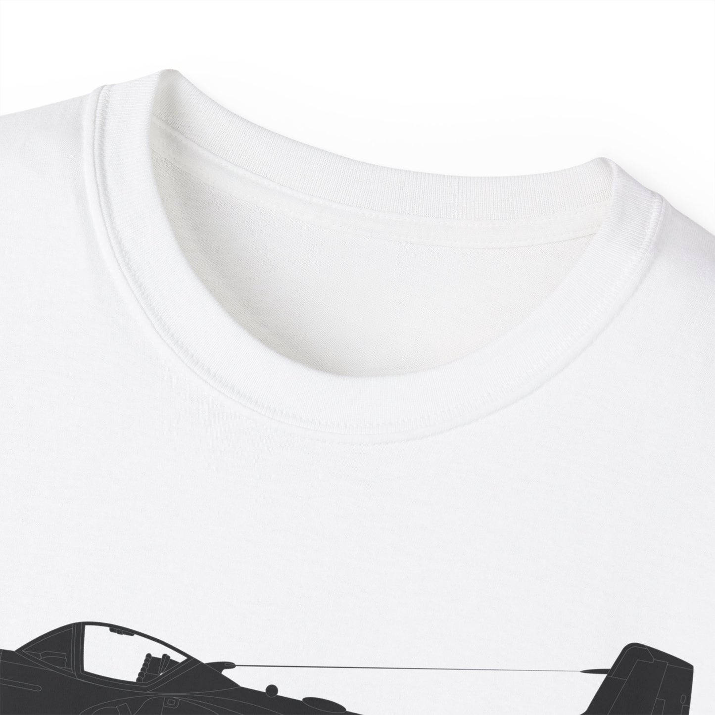 Unisex Ultra Cotton Tee - Aircraft - T-37-Trainer - Top - Black - Metal X 300