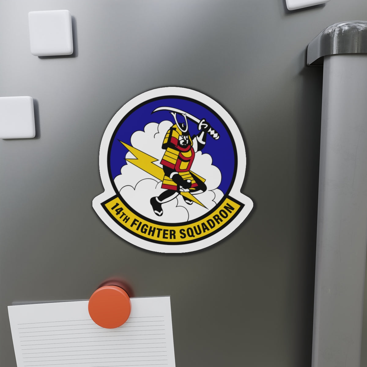 Die-Cut Magnet - USAF - 14th Fighter Squadron wo txt