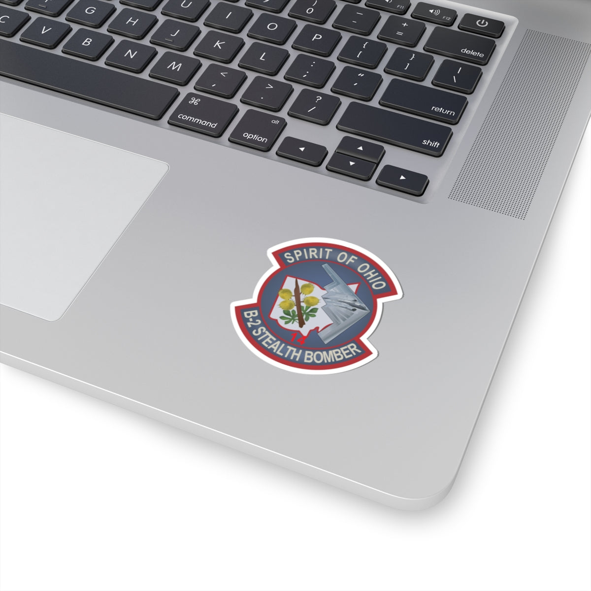 Kiss-Cut Stickers - USAF - B2 - Spirit of Ohio - Stealth Bomber wo txt X 300