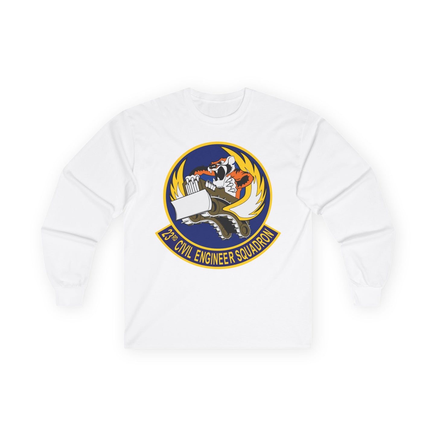Unisex Ultra Cotton Long Sleeve Tee - USAF - 23d Civil Engineer Squadron wo Txt