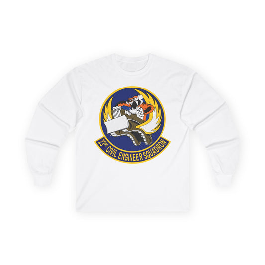 Unisex Ultra Cotton Long Sleeve Tee - USAF - 23d Civil Engineer Squadron wo Txt