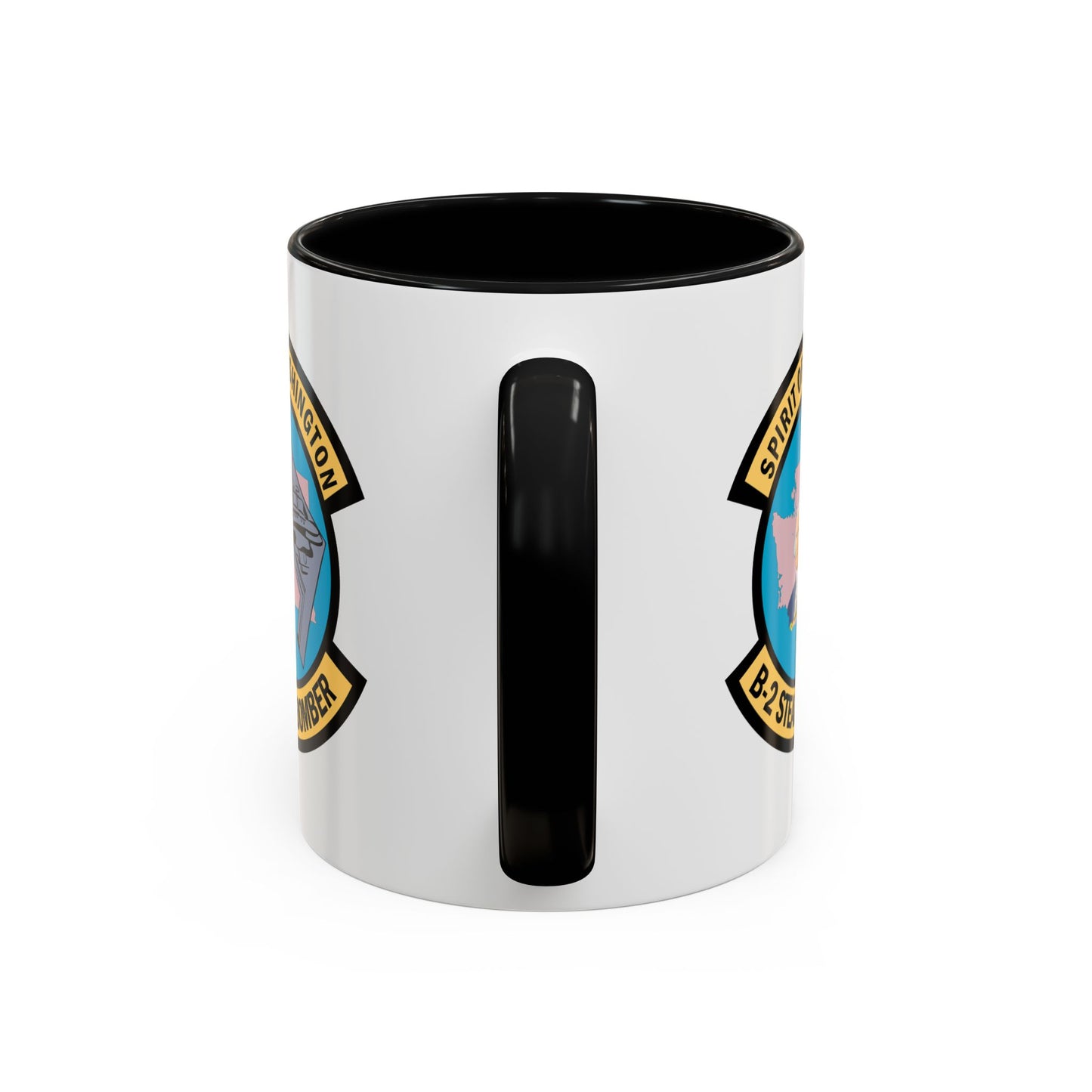Accent Coffee Mug (11oz & 15oz) - USAF - B2 - Spirit of Washington - Stealth Bomber wo txt X 300