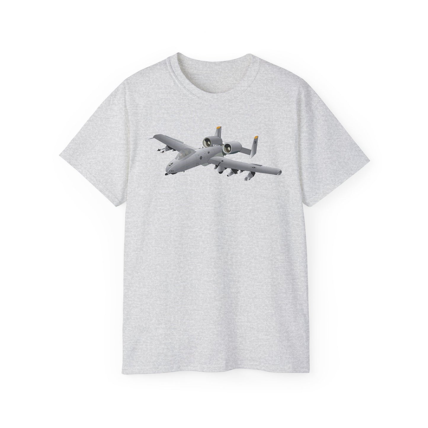 Unisex Ultra Cotton Tee - Aircraft - A10 - Front - Top - Oblique X 300