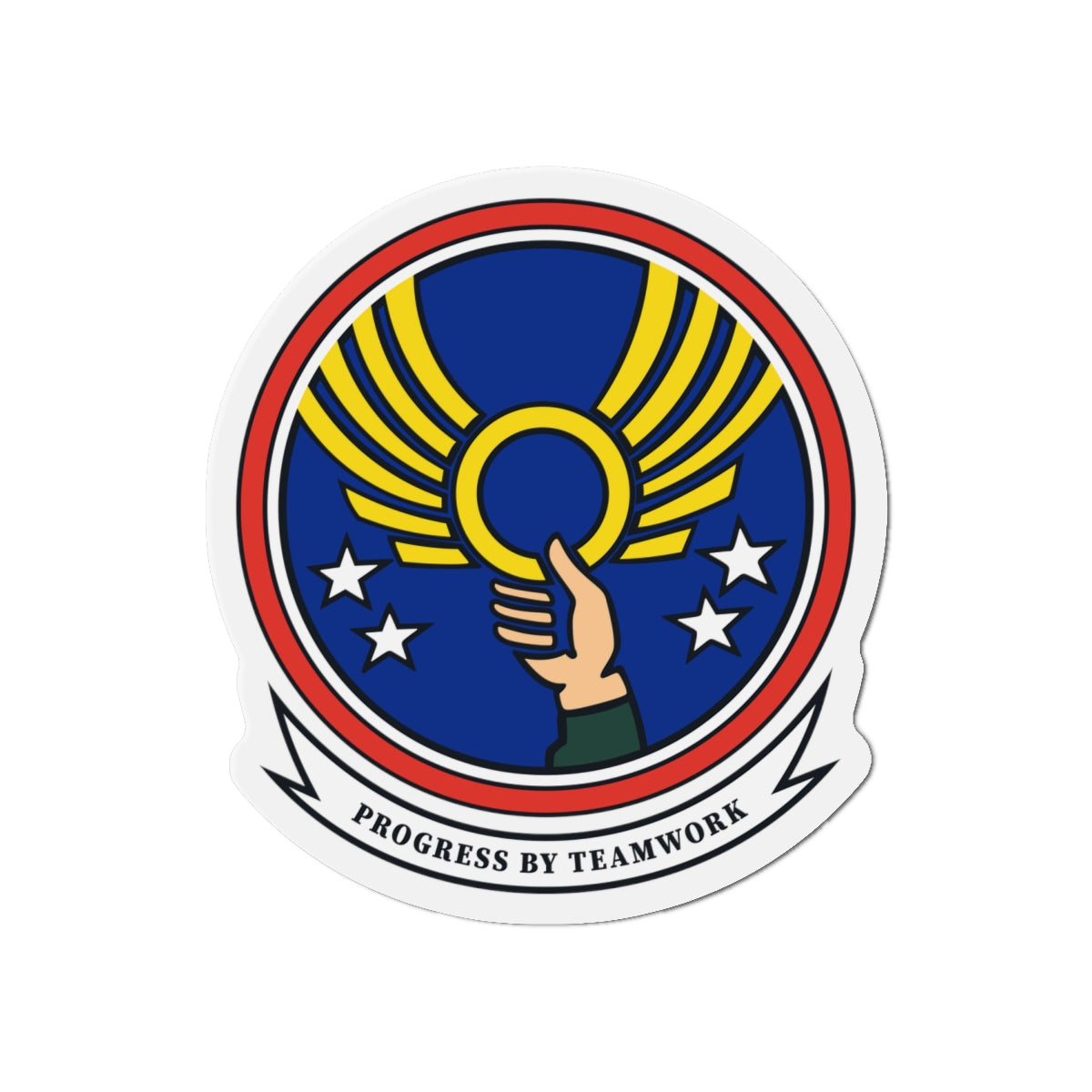 Die-Cut Magnet - USAF - 4th Civil Engineer Squadron wo txt X 300