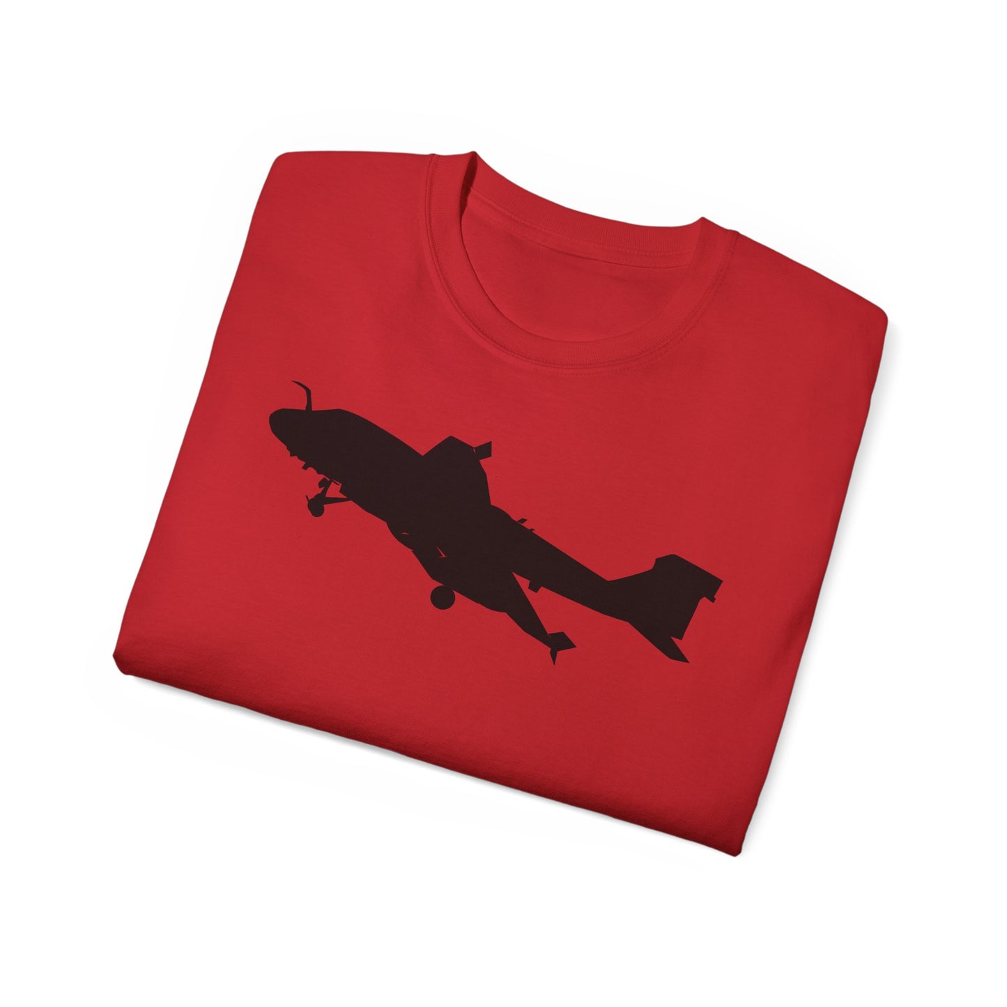 Unisex Ultra Cotton Tee - Aircraft - Navy - A-6A Intruder - Silhouette X 300