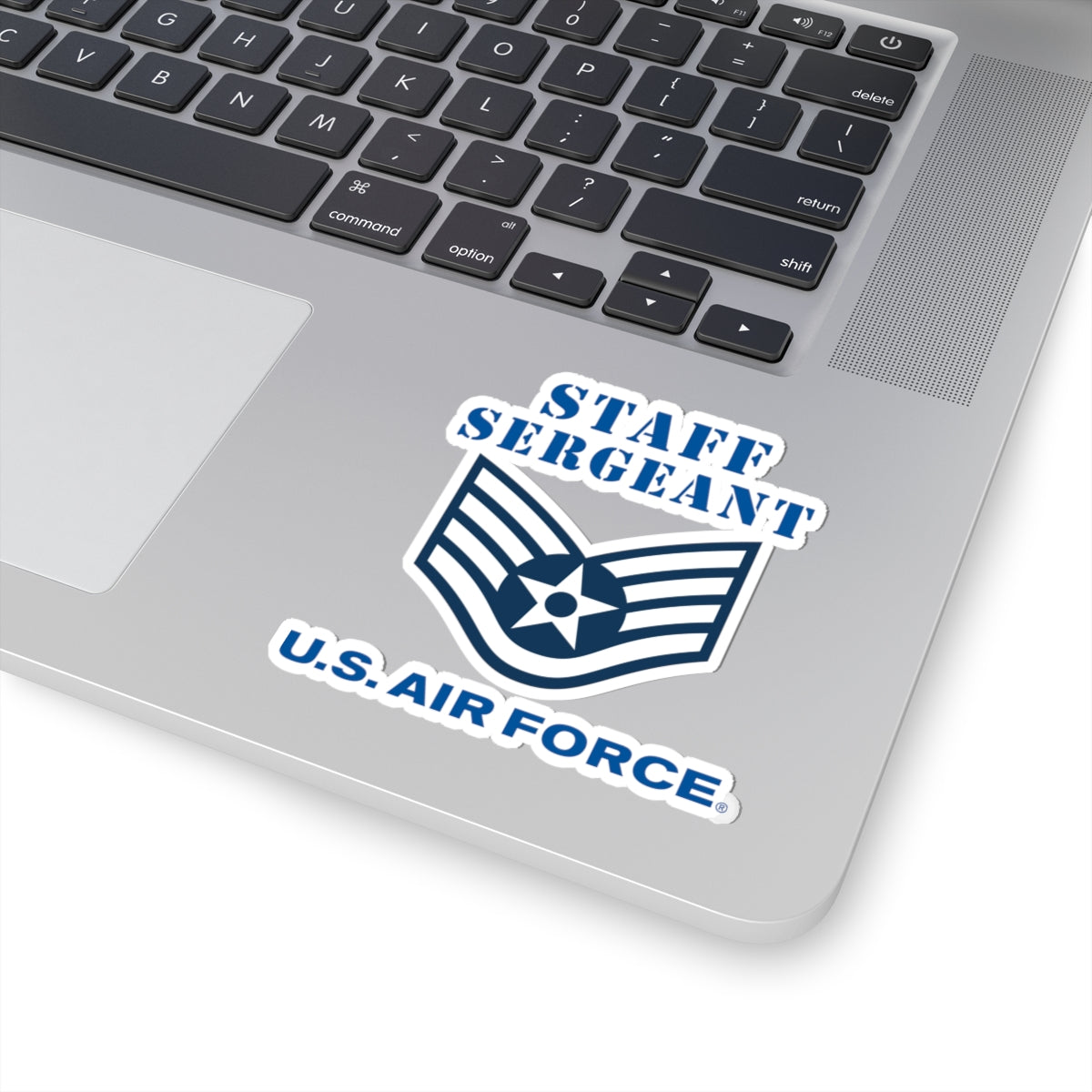 Kiss-Cut Stickers - USAF - Staff Sergeant (E5) - 2020 - US Air Force w Text