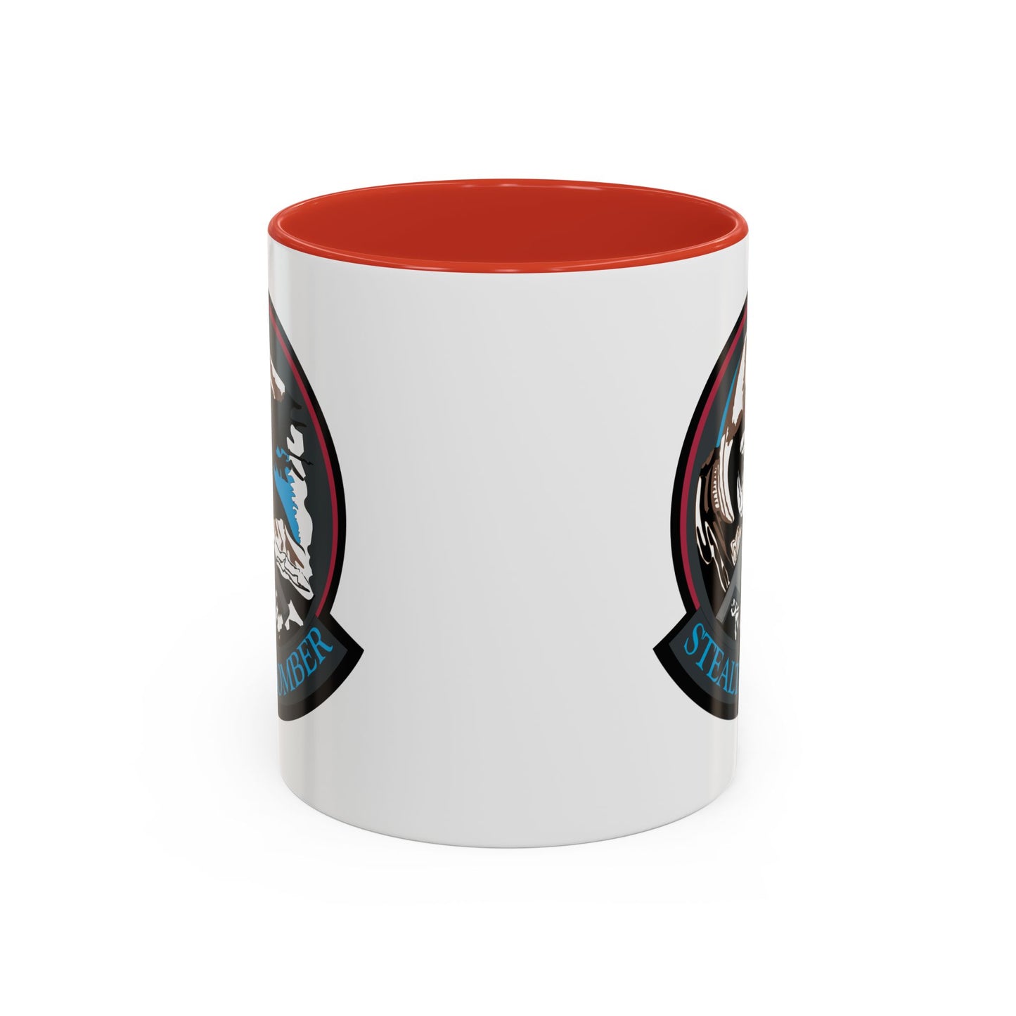 Accent Coffee Mug (11oz & 15oz) - USAF - B2 - Grim Reaper - Stealth Bomber wo txt X 300