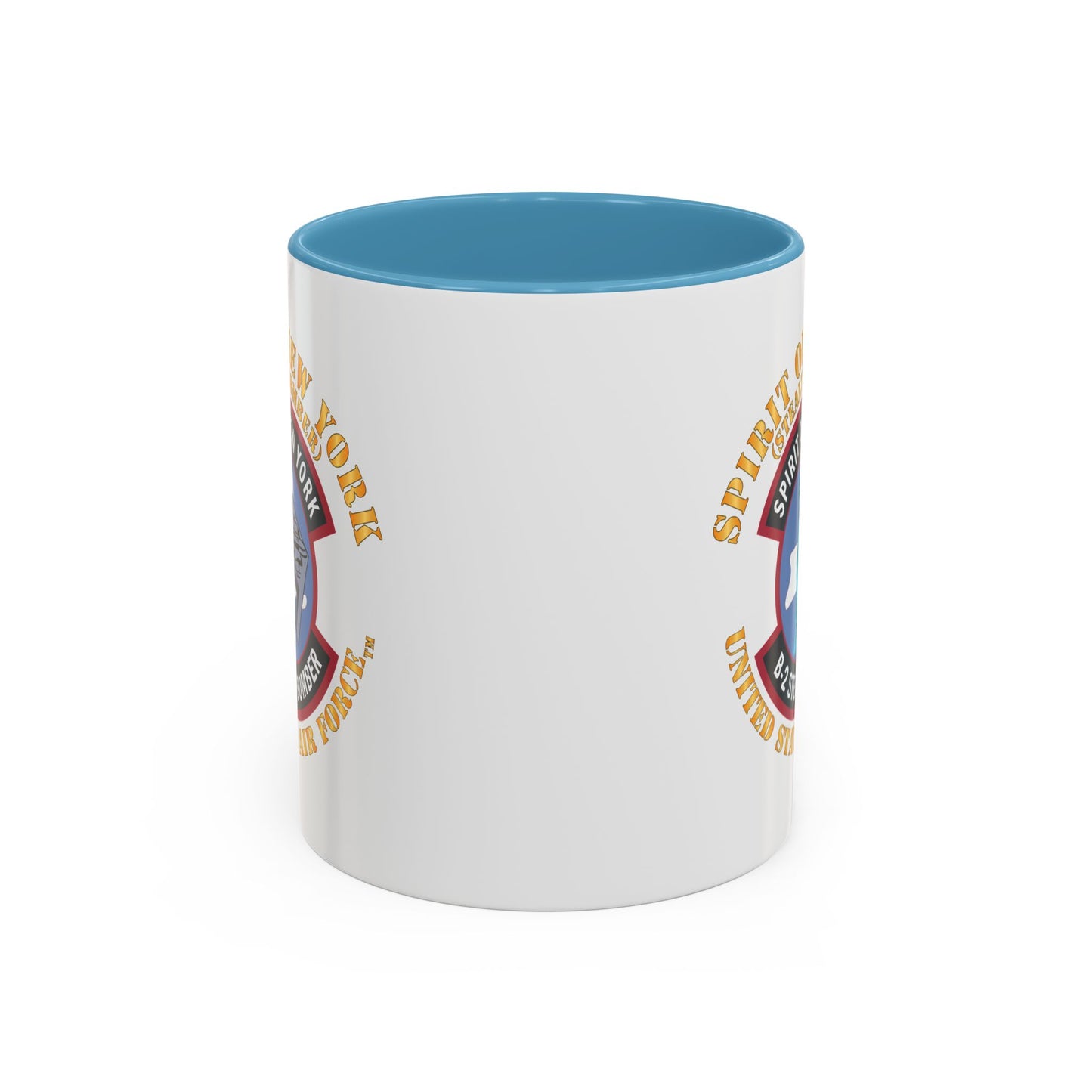 Accent Coffee Mug (11oz & 15oz) - USAF - B2 - Spirit of New York - Stealth Bomber X 300