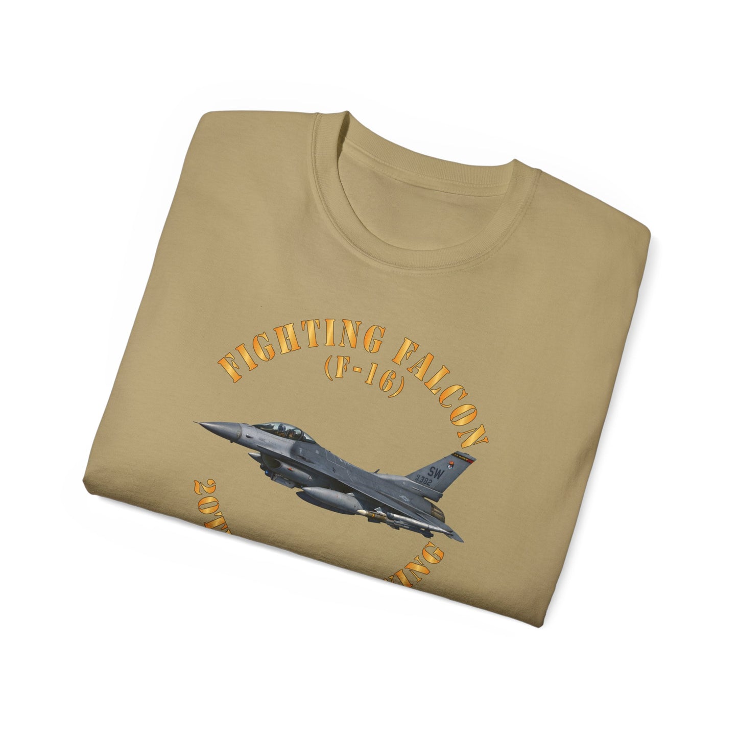 Unisex Ultra Cotton Tee - USAF - F-16 Fighting Falcon - 20th Fighter Wing X 300