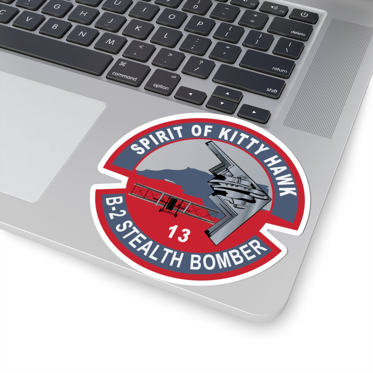 Kiss-Cut Stickers - USAF - B2 - Spirit of Kitty Hawk - Stealth Bomber wo txt X 300