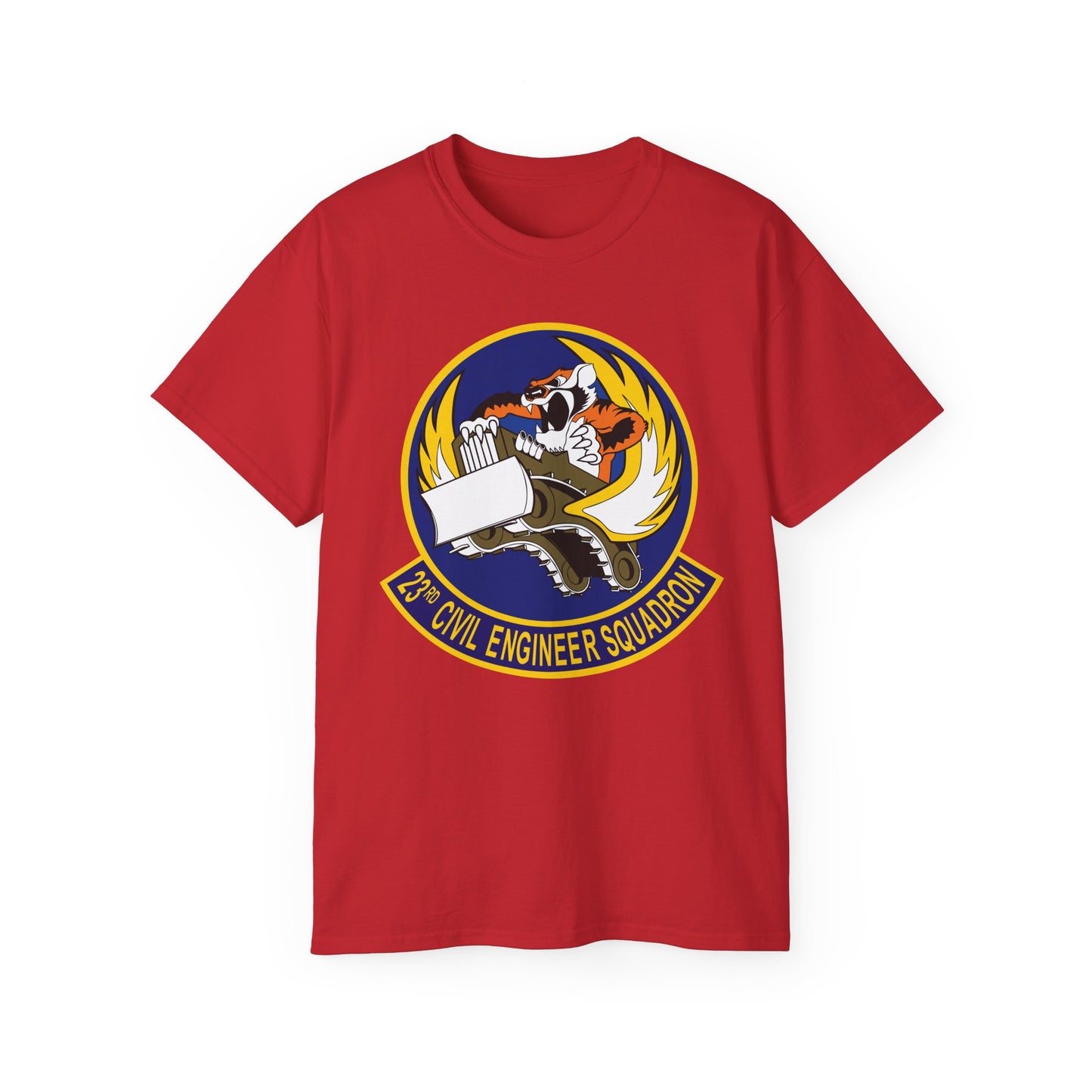 Unisex Ultra Cotton Tee - USAF - 23d Civil Engineer Squadron wo Txt