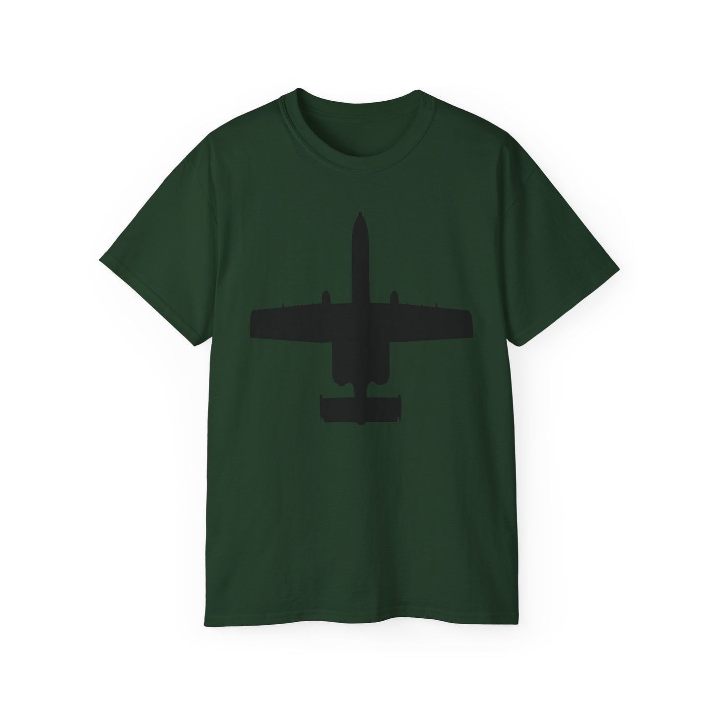 Unisex Ultra Cotton Tee - Aircraft - USAF - A-10 Thunderbolt II - Top - Silhouette X 300