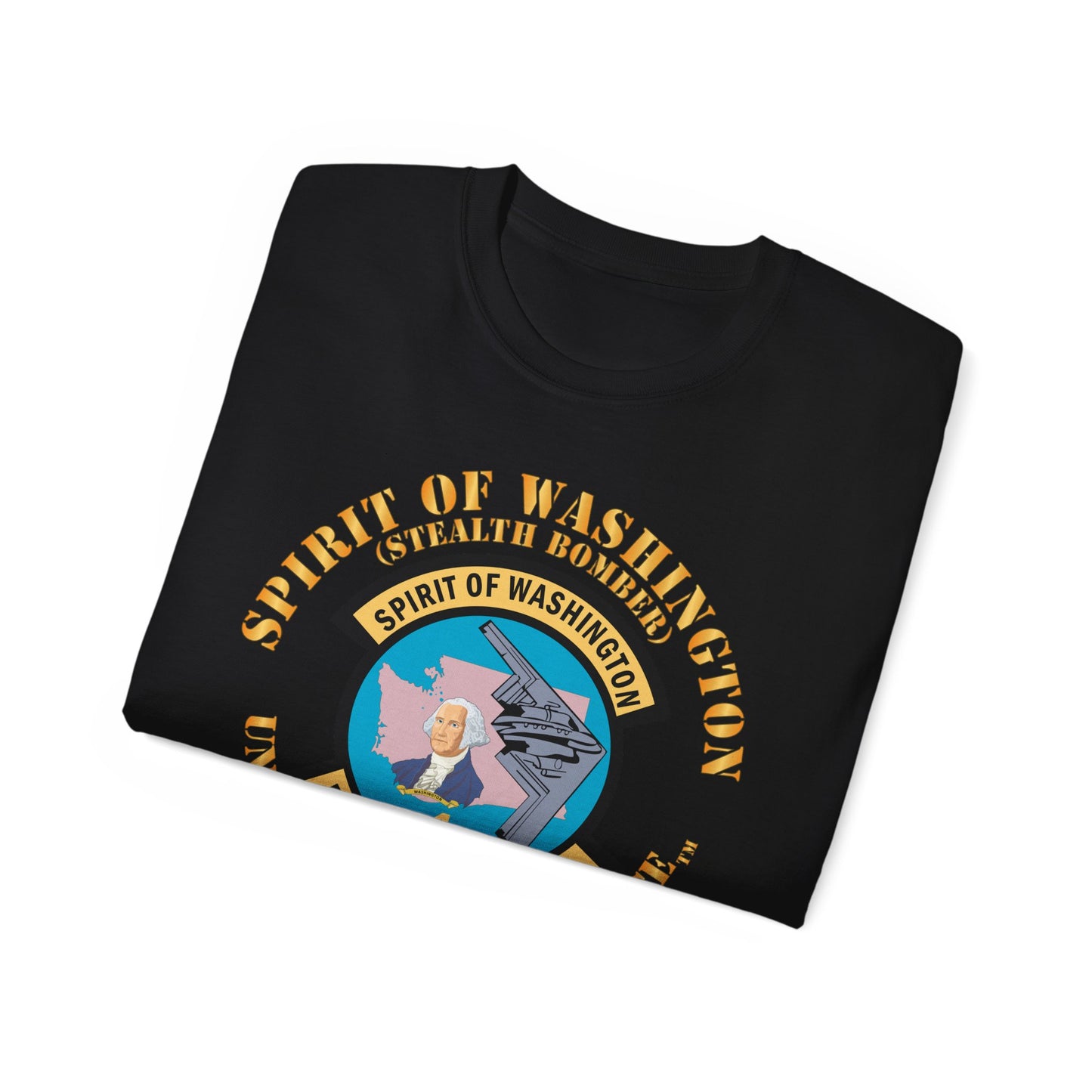 Unisex Ultra Cotton Tee - USAF - B2 - Spirit of Washington - Stealth Bomber X 300