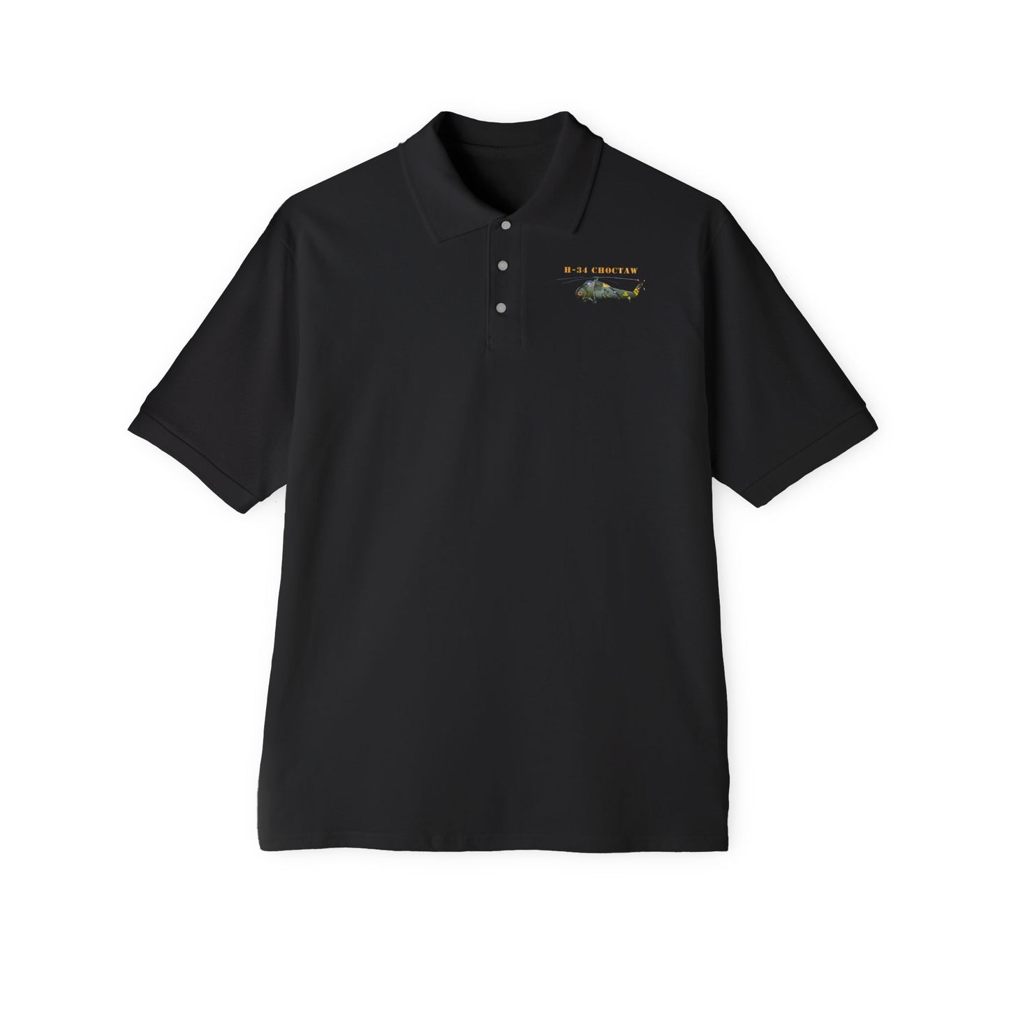 Men's Piqué Polo - H-34 Choctaw with Txt X 300