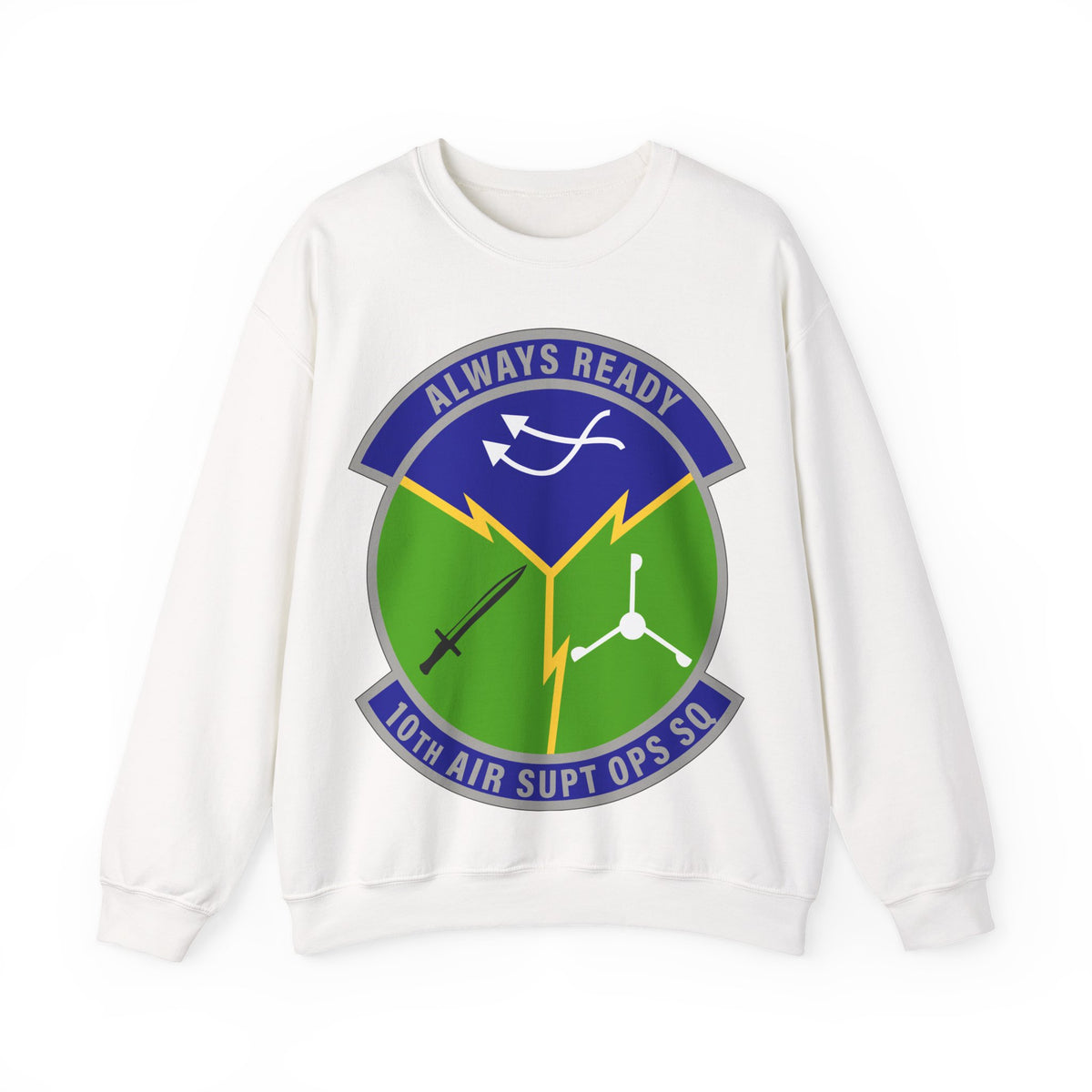 Crewneck Sweatshirt - USAF - 10th Air Support Operations Squadron wo txt