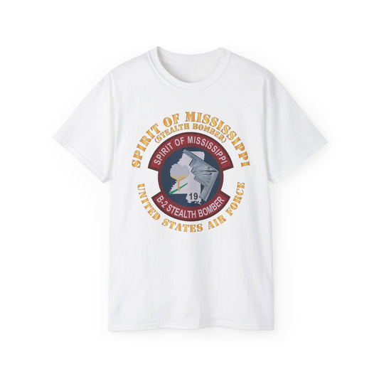 Unisex Ultra Cotton Tee - USAF - B2 - Spirit of Mississippi - Stealth Bomber X 300