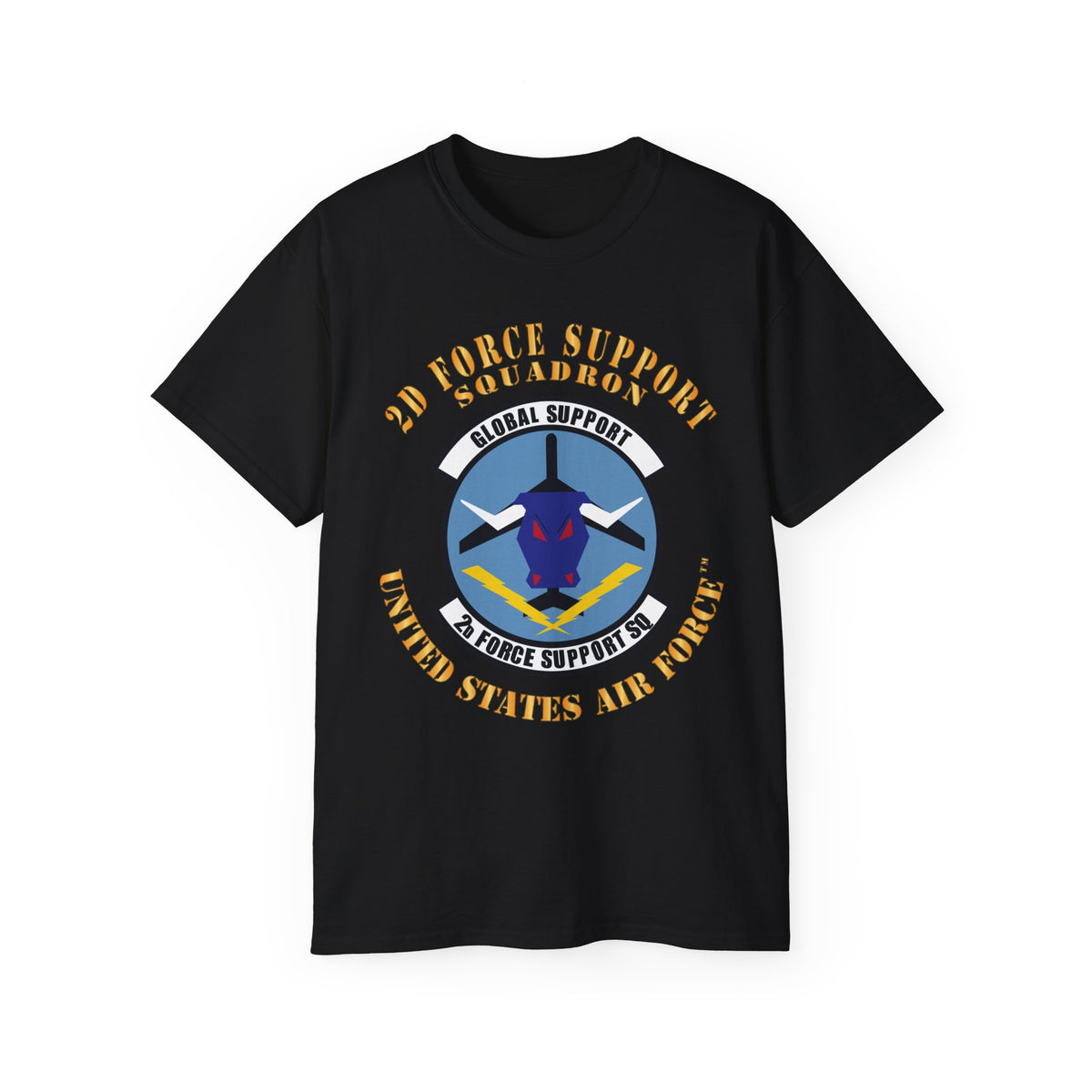Unisex Ultra Cotton Tee - USAF - 2d Force Support Squadron