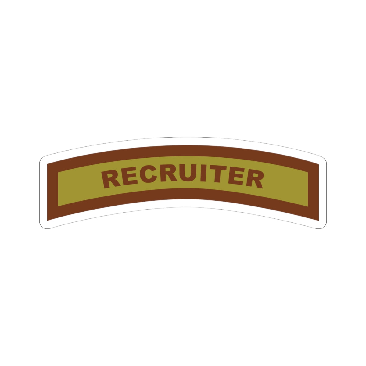 Kiss-Cut Stickers - USAF - Recruiter Tab