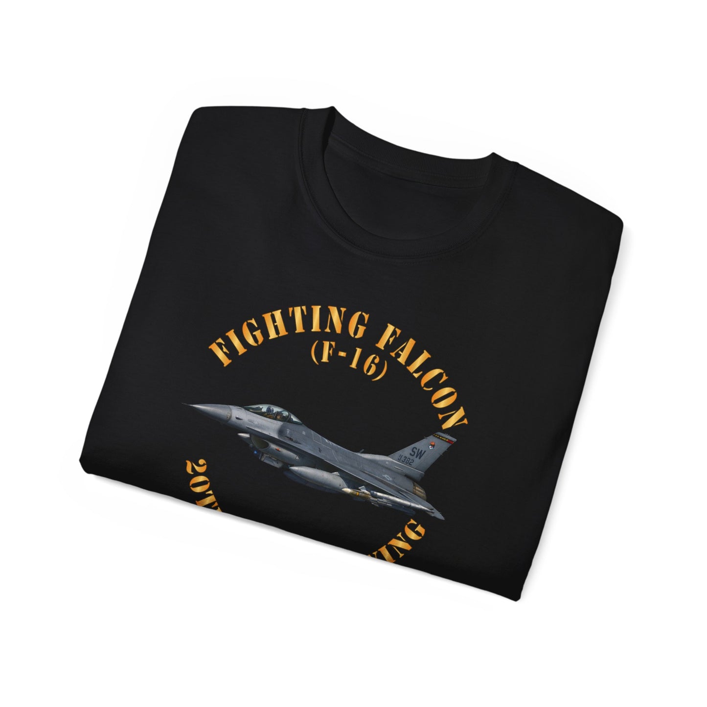 Unisex Ultra Cotton Tee - USAF - F-16 Fighting Falcon - 20th Fighter Wing X 300