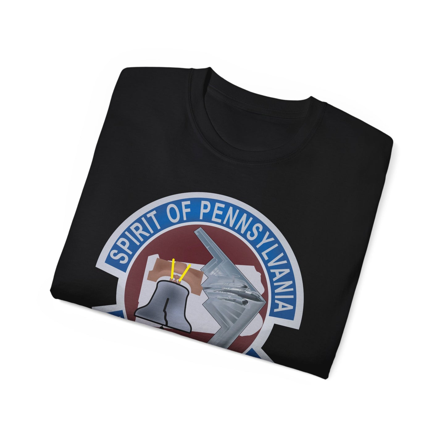 Unisex Ultra Cotton Tee - USAF - B2 - Spirit of Pennsylvania Stealth Bomber wo Txt X 300