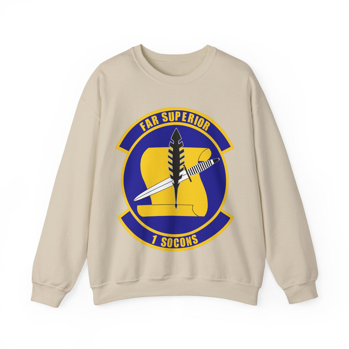 Crewneck Sweatshirt - USAF - 1st Special Operations Contracting Sq wo txt X 300